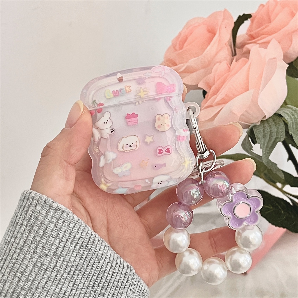 Ốp Hộp Đựng Tai Nghe Nhét Tai Silicon Hình Hoạt Hình Cho iphone AirPods Pro AirPods 1 / 2 / 3