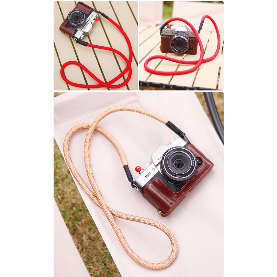 Dây Đeo Máy Ảnh SLR Bằng Nylon Phong Cách Retro