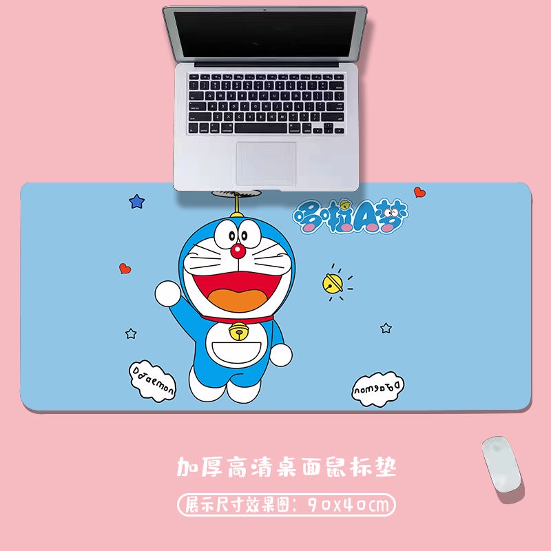 Tấm Lót Chuột Máy Tính Chống Bụi In Hình Doraemon Dễ Thương