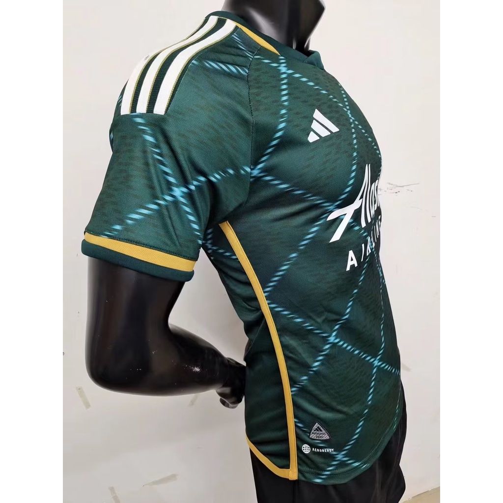 Áo Bóng Đá 23 / 24 Portland Timbers Away Phiên Bản Màu Xanh Lá Cây Cho Nam