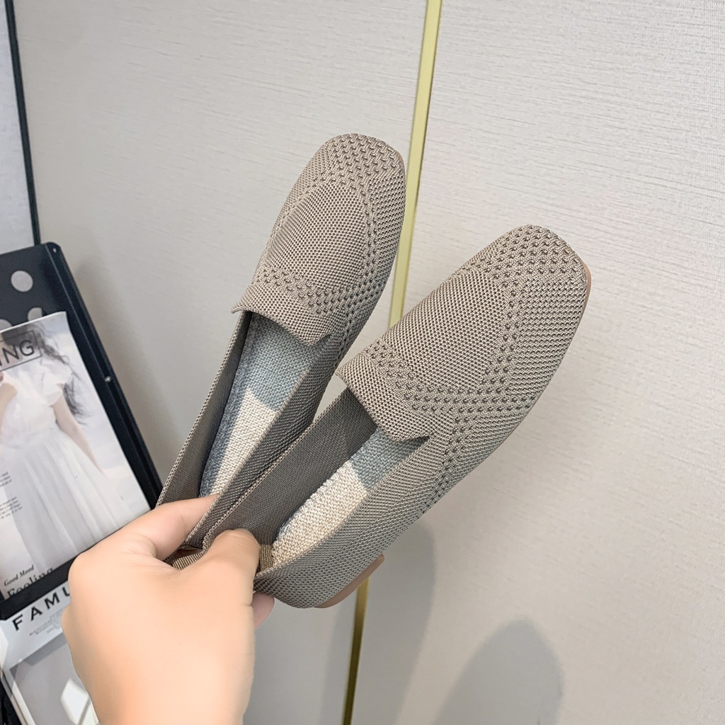 Giày Vải Canvas Đế Mềm Thoáng Khí Thời Trang Xuân Thu Cho Nữ