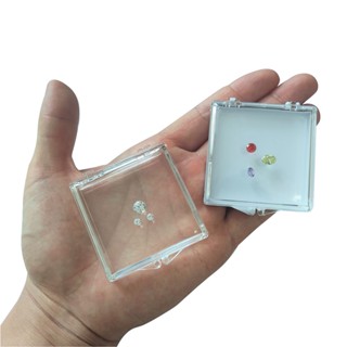 Bộ 10 Hộp Đựng Đá Quý / Trang Sức Tự Dính Bằng Acrylic