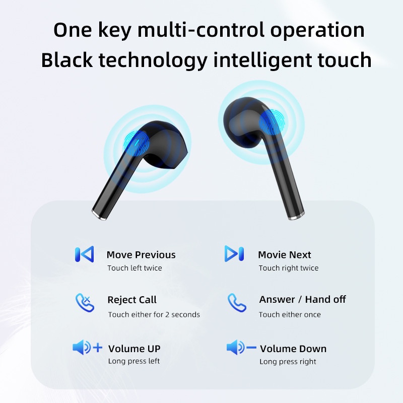 Tai nghe nhét tai AWEI T29P không dây Bluetooth 5.3 có màn hình LED và micro