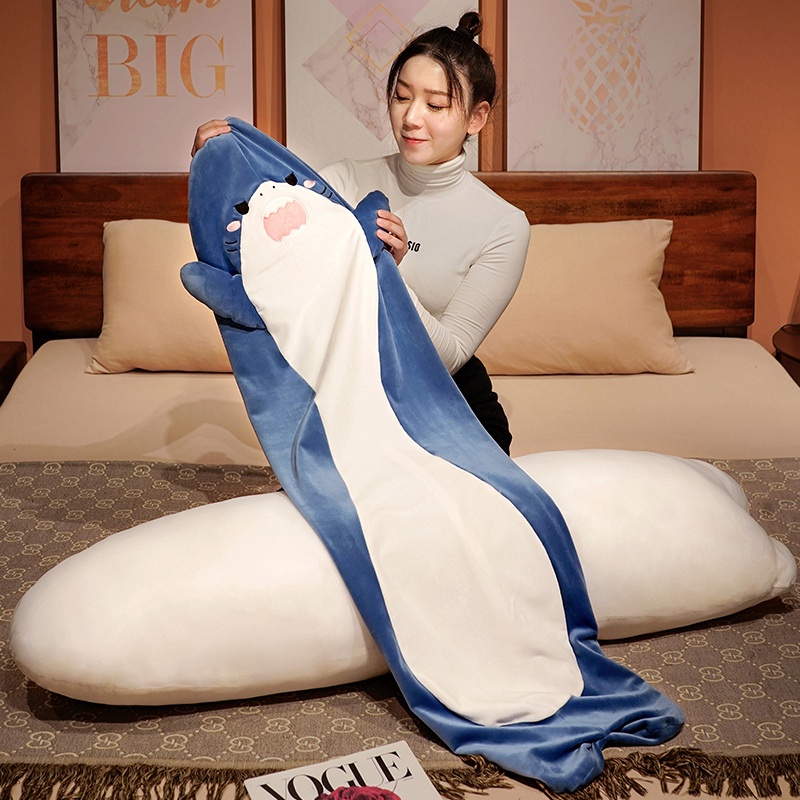 Đồ chơi nhồi bông Hình Cá Mập Dễ Thương Cho Bé