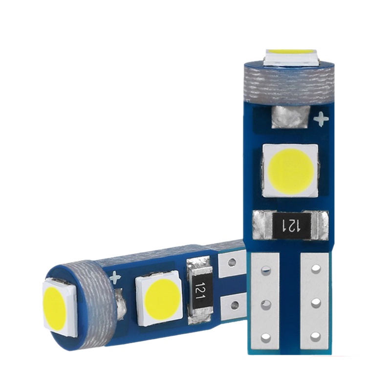 Bộ 10 Chip Đèn Led T5 12V 3030 Cho Xe Hơi