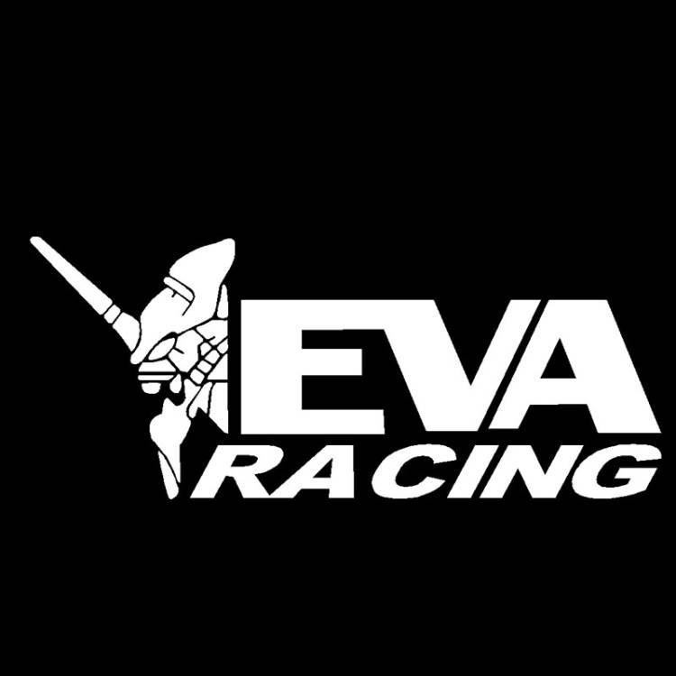 Miếng Dán eva Họa Tiết Hoạt Hình Nhật Bản Trang Trí Thân Xe Hơi / Mô Tô jdm