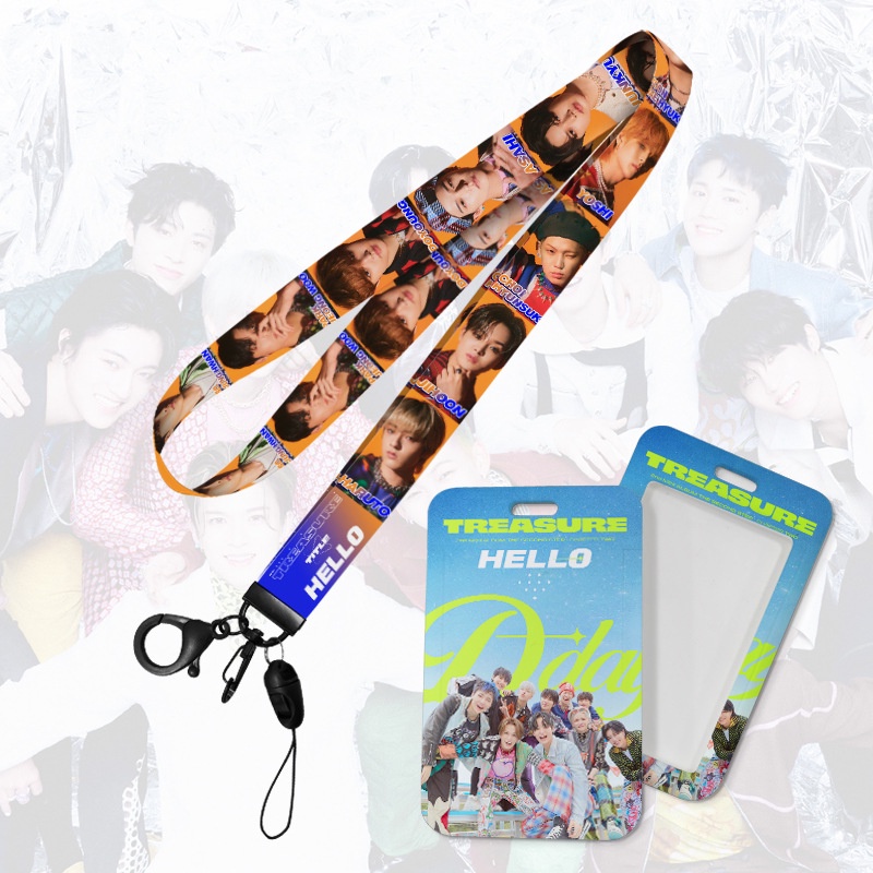 Blackpink Set Dây Đeo Cổ + Túi Đựng + Ví Đựng Thẻ In Hình Nhóm Nhạc Kpop BTS TXT Treasure ATEEZ INTO1 StrayKids STAYC SPY FAMILY E Eunhypen NEW LE Sferafim  I-DLECard