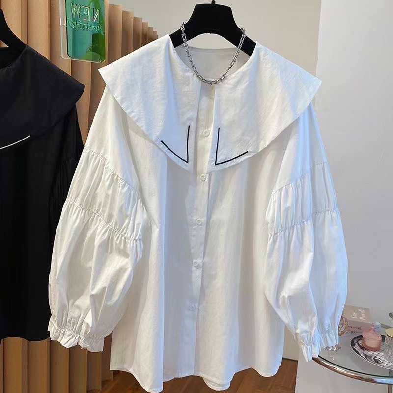 Áo Sơ Mi Tay Dài Dáng Rộng Thời Trang Dành Cho Nữ
