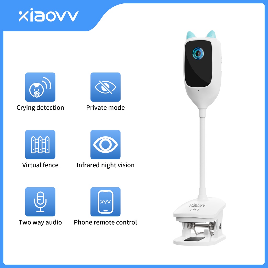 Camera Thông Minh Xiaov C1 WiFi IP 3.0MP Không Dây 940nm HD 1296P 110 Độ Phân Giải Cao°Camera An Ninh Góc Rộng Cho Bé