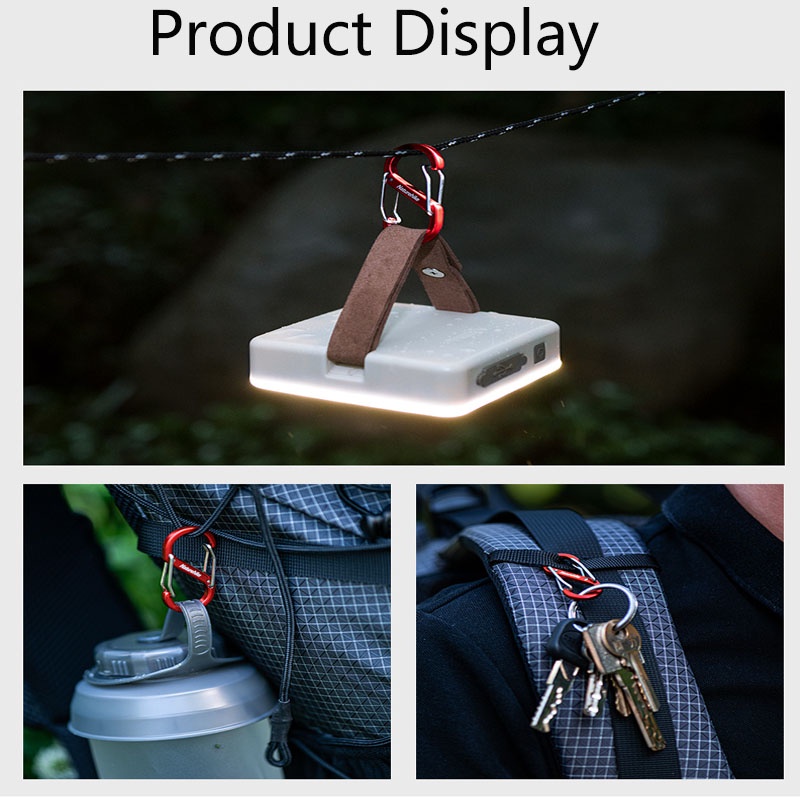 Móc Khóa Carabiner Bằng Hợp Kim Nhôm Đa Năng Hình Chữ S Naturehike