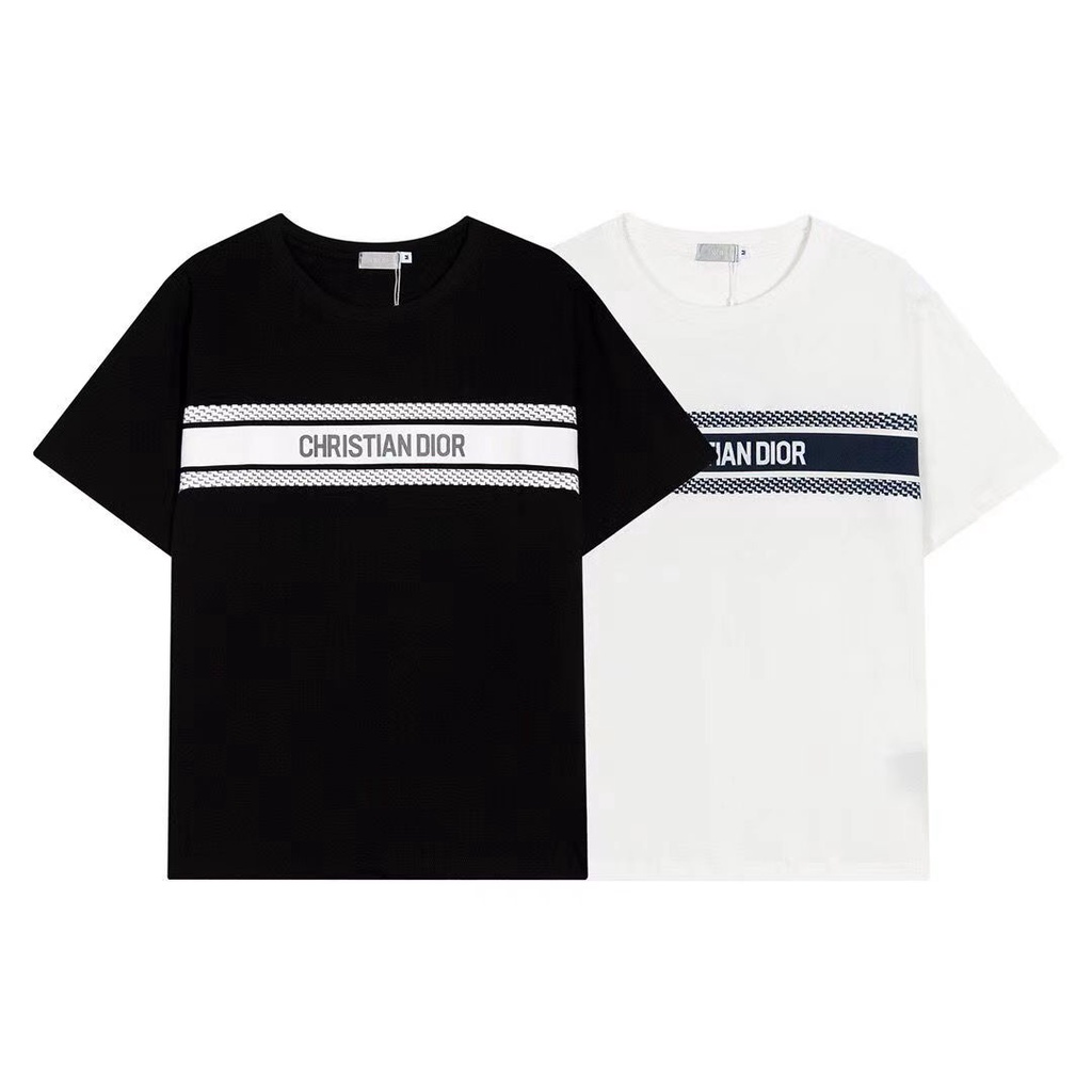 Áo Thun cotton Cổ Tròn Tay Ngắn In Chữ Thời Trang Mùa Hè 2023