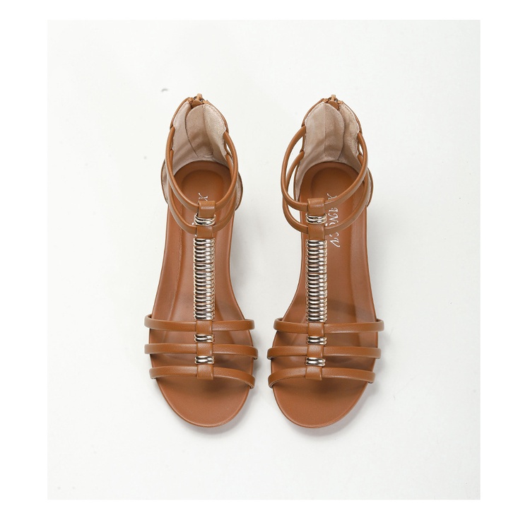 Sandal Hở Ngón Đế Xuồng Phong Cách Thời Trang Roman 2023 Mới 1418-939