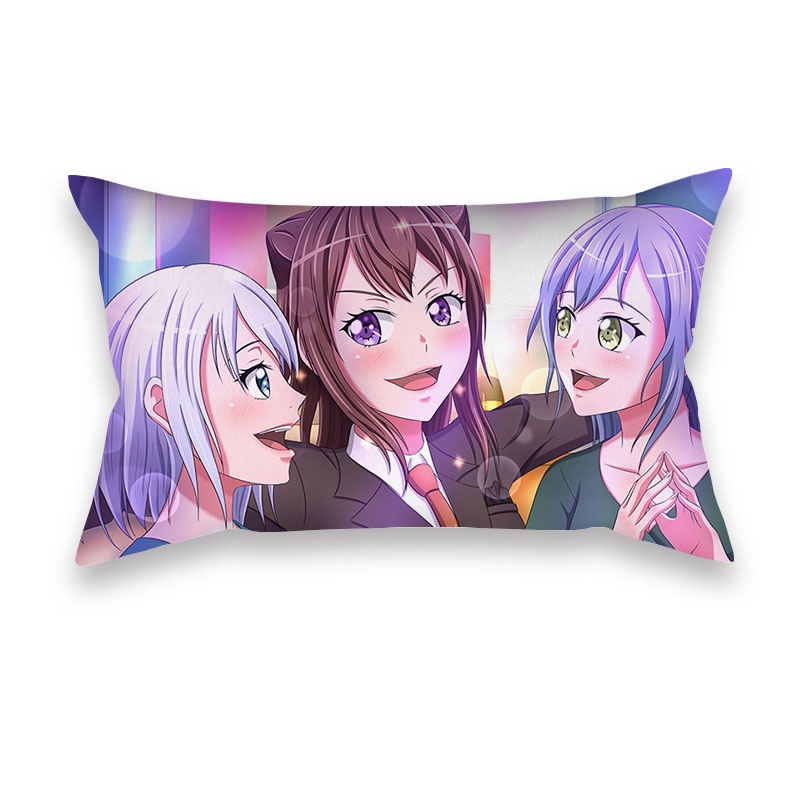 50 * 30cm BanG Dream! Băng Đeo Đầu Dự Tiệc Cho Bé Gái! Vỏ Gối Tựa Bằng Polyester Trang Trí Nhà Cửa / Xe Hơi