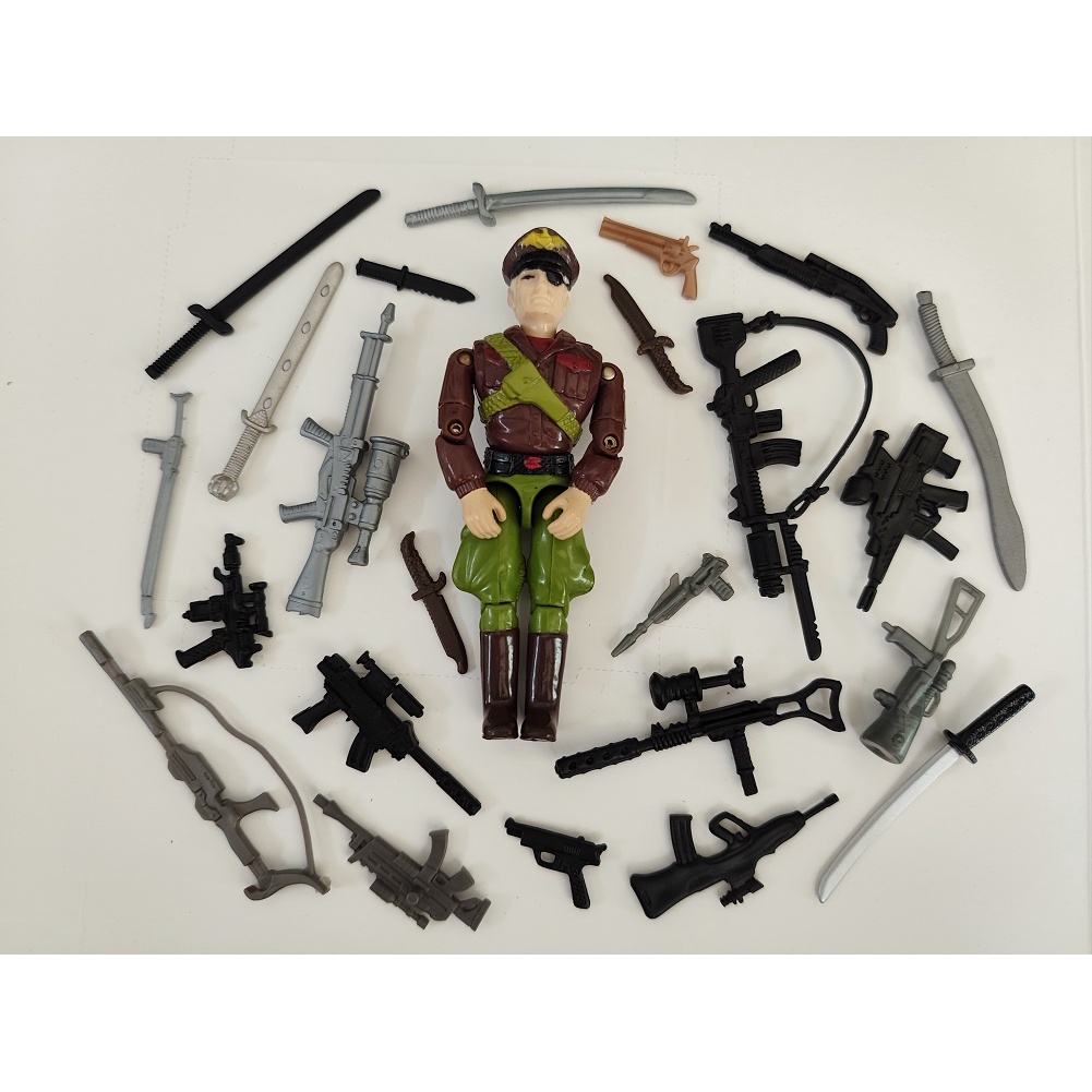 Set 5 Mô Hình Nhân Vật Phim Hoạt Hình Gi Joe Hawk one-eyed 3.75 "