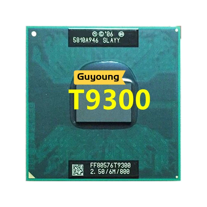 Bộ Linh Kiện Lõi Kép 479 Lõi Thay Thế Cho CPU 2 Duo T9300 6M 2.5GHz 800 CPU Máy Tính GM45 PM45