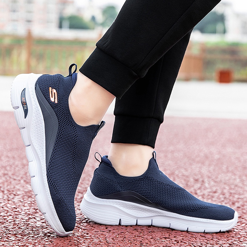 Go Walk Arch-fit * Skechers_Giày Thường Giày Chạy Bộ Thể Thao Trượt Vào Giày Chạy Bộ Skechers_