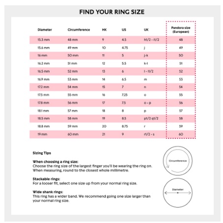 Nhẫn Pandora ME Mạ Vàng Hồng 14k Tráng Men Sang Trọng