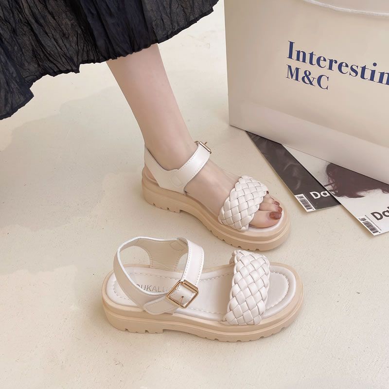 Xăng đan Thể Thao Đế Dày 5Cm Thời Trang Mùa Hè Cho Nữ