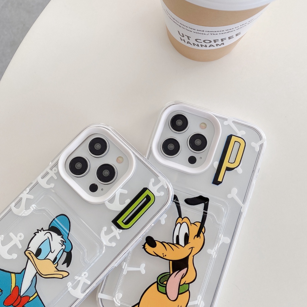 Ốp Điện Thoại Chống Sốc In Hình Vịt Donald Dễ Thương Cho iPhone 14 / 13 / 12 / 11 / X / 8 / 7P / 6P / 6