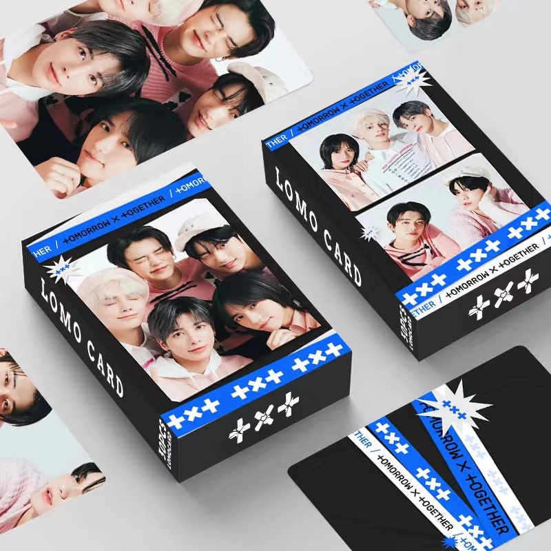 Hộp ảnh lomo card hai mặt NEW JEANS LESSERAFIM Album STRAY IVE NMIXX KEP1ER THE BOYZ ITZY TXT