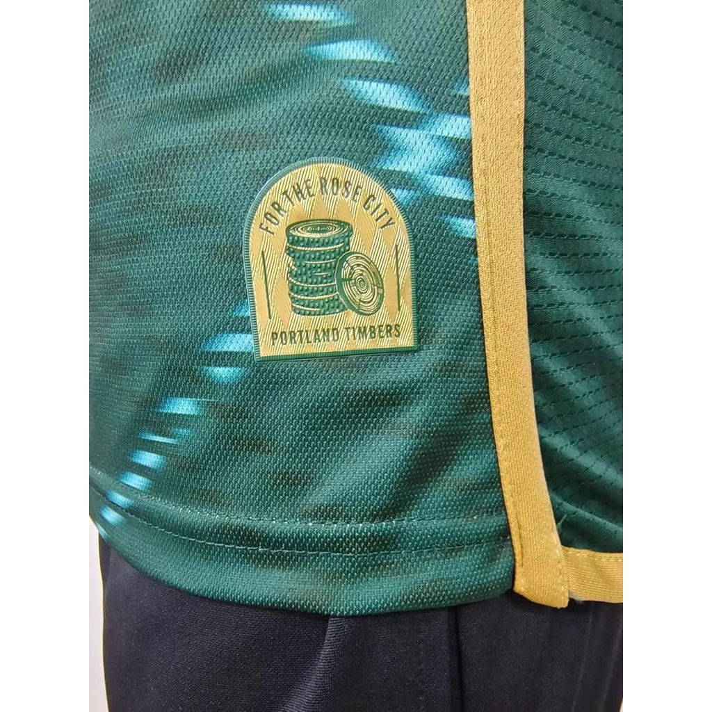 Áo Bóng Đá 23 / 24 Portland Timbers Away Phiên Bản Màu Xanh Lá Cây Cho Nam