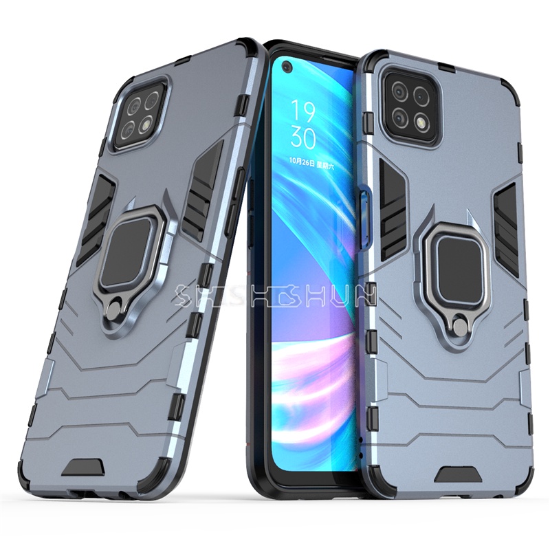 Ốp Điện Thoại Nhựa Cứng Chống Rơi Có Giá Đỡ Cho OPPO A73 5G OPPOA73 5G