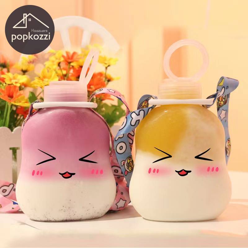 Ly Nhựa Uống Trà Sữa / Nước Ép Hình Quả Bầu Dễ Thương Sáng Tạo Dành Cho Tiệc Giáng Sinh
