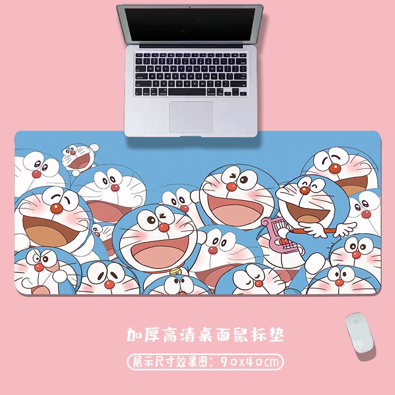 Tấm Lót Chuột Máy Tính Chống Bụi In Hình Doraemon Dễ Thương