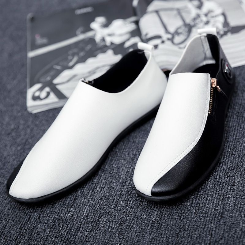 Giày Doudou Da PU Phong Cách Hàn Quốc Trẻ Trung Cho Nam