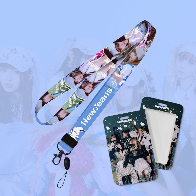 Blackpink Set Dây Đeo Cổ + Túi Đựng + Ví Đựng Thẻ In Hình Nhóm Nhạc Kpop BTS TXT Treasure ATEEZ INTO1 StrayKids STAYC SPY FAMILY E Eunhypen NEW LE Sferafim  I-DLECard