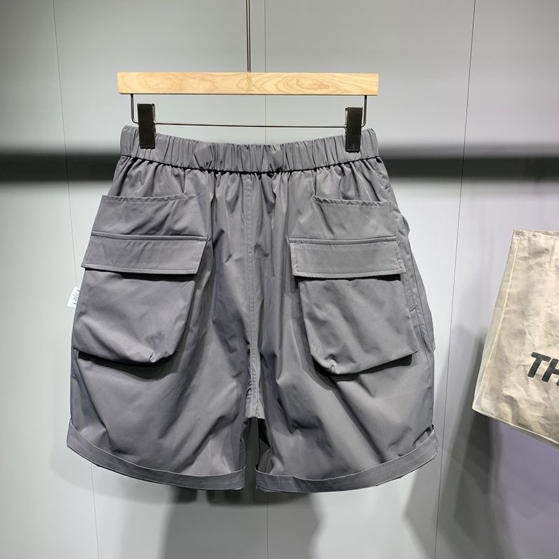 Quần Short Dáng Rộng Màu Trơn Đơn Giản Thời Trang Mùa Hè Cho Nam