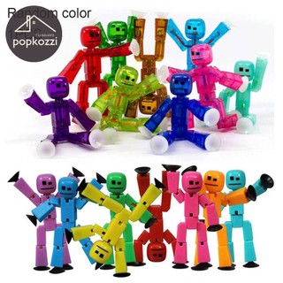 Popkozzi Mô Hình Robot Biến Hình Stikbot 8cm