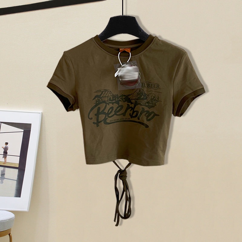 Set Áo Thun Ngắn Tay + Chân Váy Denim Thời Trang Hè 2023 Cho Nữ