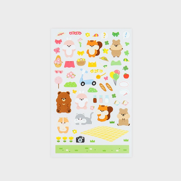 2023 Spring Friends Nhãn Dán Má Hồng Chubby
