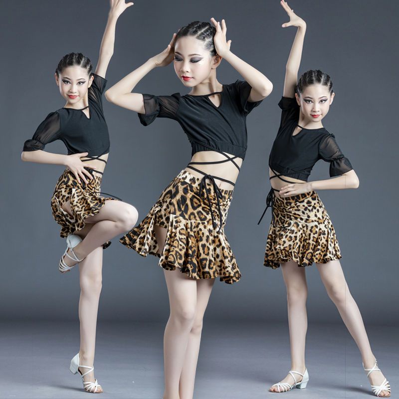 Trang Phục Biểu Diễn Khiêu Vũ Latin Latin Chuẩn 3.244 Cho Bé