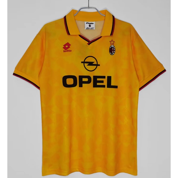 Ac milan home / away retro fan edition áo bóng đá dài tay