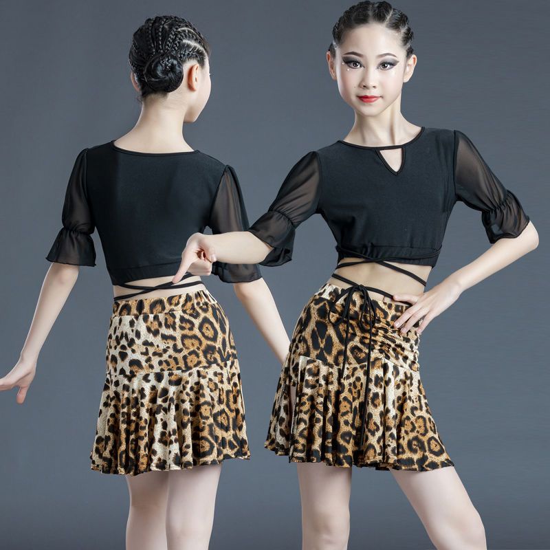 Trang Phục Biểu Diễn Khiêu Vũ Latin Latin Chuẩn 3.244 Cho Bé
