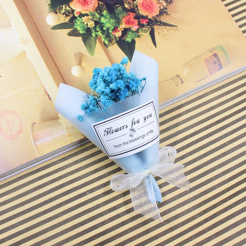 BÓ HOA MINI 12CM TRANG TRÍ QUÀ TẶNG CỰC LUNG LINH XINH XẮN