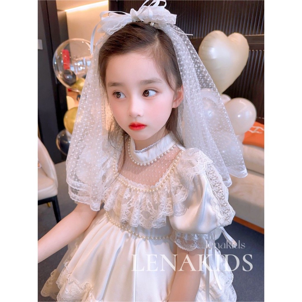 Đầm Công Chúa Ngọt Ngào Thời Trang Mùa Hè Hàn Quốc Cho Bé Gái