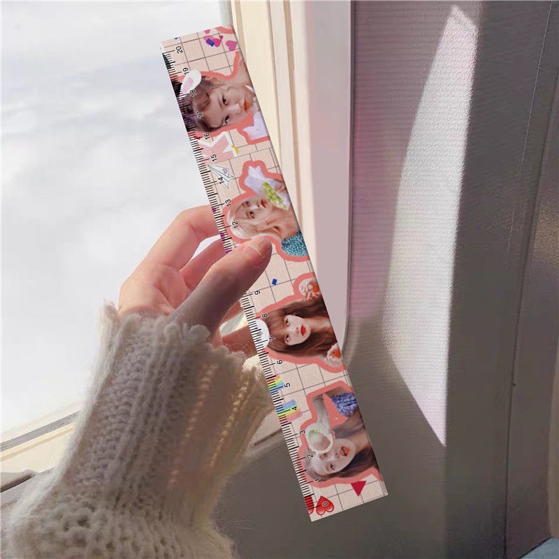 Thước Kẻ Bằng Acrylic 20cm In Họa Tiết Blackpink Dễ Thương Dành Cho Học Sinh