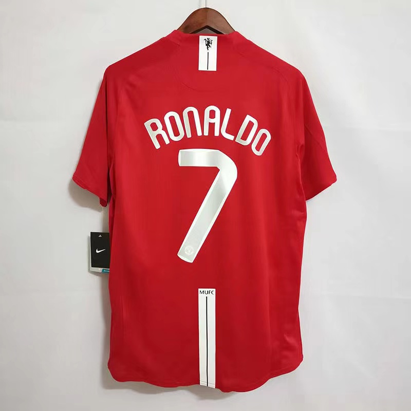 0708 Manchester United Champions League Final Home Jersey No. Phụ Kiện Chuyên Dụng Cho Xe Hơi Ronaldo 7 C 7 C