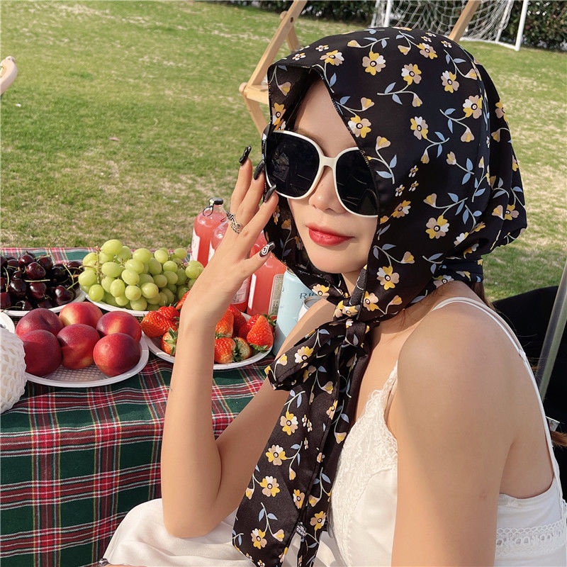 Phụ Kiện Đẹp Thời Trang] Mũ Chống Nắng Đa Chức Năng Bằng Lụa Mỏng Phong Cách Streamer