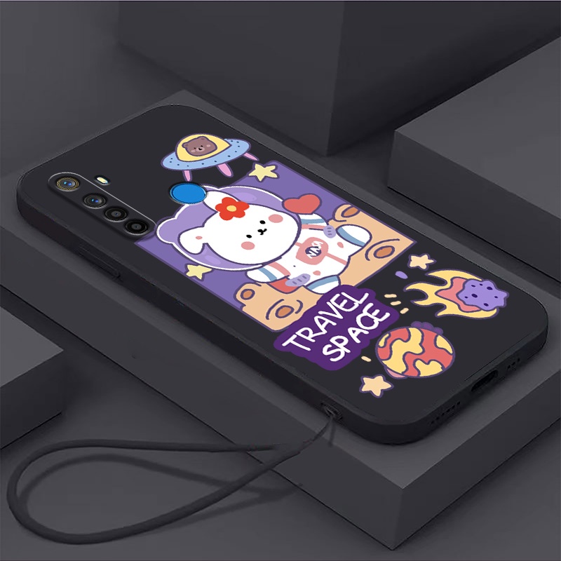 Ốp Điện Thoại Tpu Hình Thỏ Cho realme 5 realme 5i realme 5S / 6i realme C3 realme C11 realme C20 / C11 2021