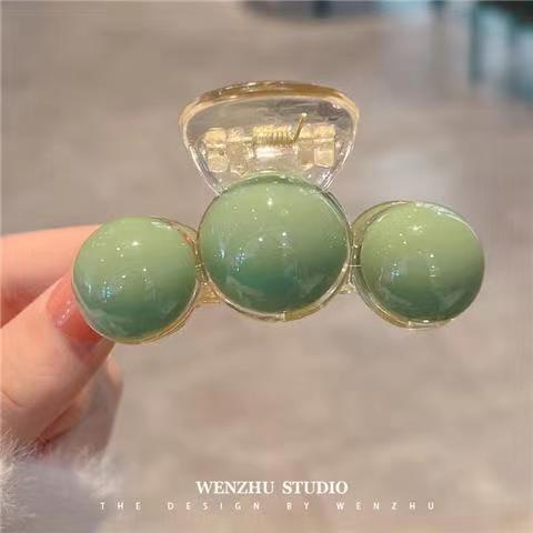 Kẹp Tóc Hình Cá Mập Đính Ngọc Trai Thời Trang Hàn Quốc Đơn Giản