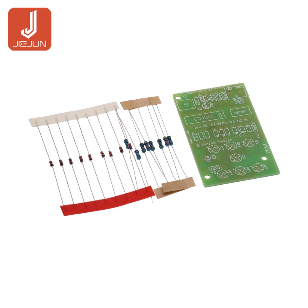 Mô Đun Đèn LED NE555 CD4017 5mm 4.5-5V Chuyên Dụng Tự Làm Xúc Xắc Điện Tử