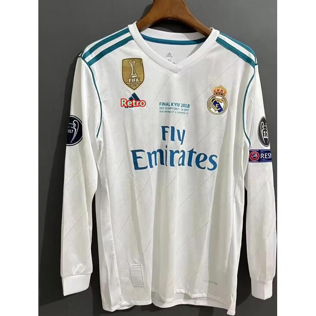 Áo Bóng Đá Dài Tay Real Madrid 2017