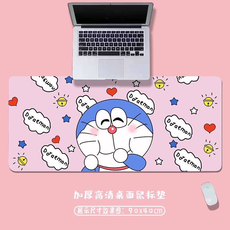 Tấm Lót Chuột Máy Tính Chống Bụi In Hình Doraemon Dễ Thương