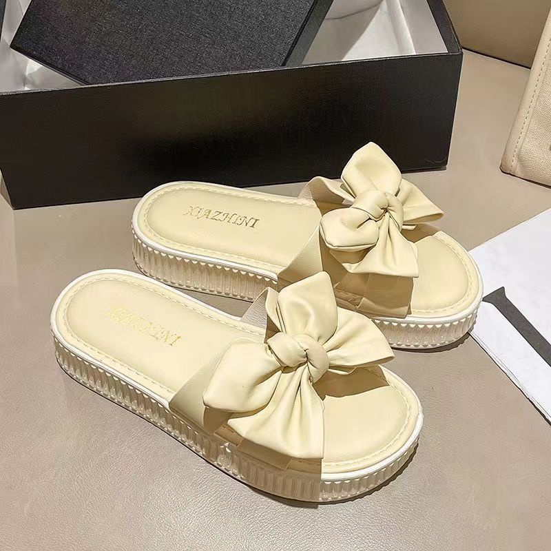 Dép lê nữ mùa hè mặc ngoài thời trang đế dày