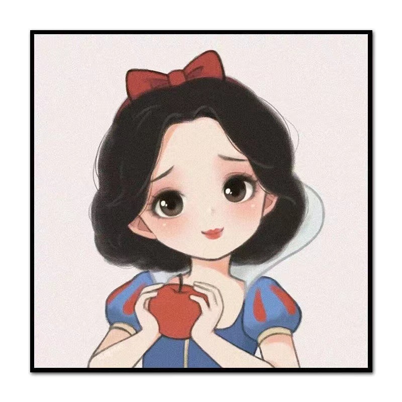 Bộ Tranh Đính Đá Toàn Diện Họa Tiết Công Chúa Độc Đáo DIY Dùng Trang Trí Nhà Cửa