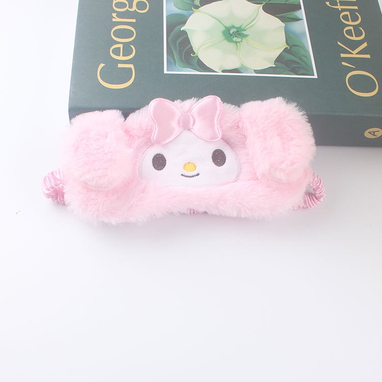 Sanrio Mặt Nạ Che Mắt Ngủ Họa Tiết melody cinnamoroll Dễ Thương